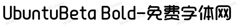 UbuntuBeta Bold字体转换